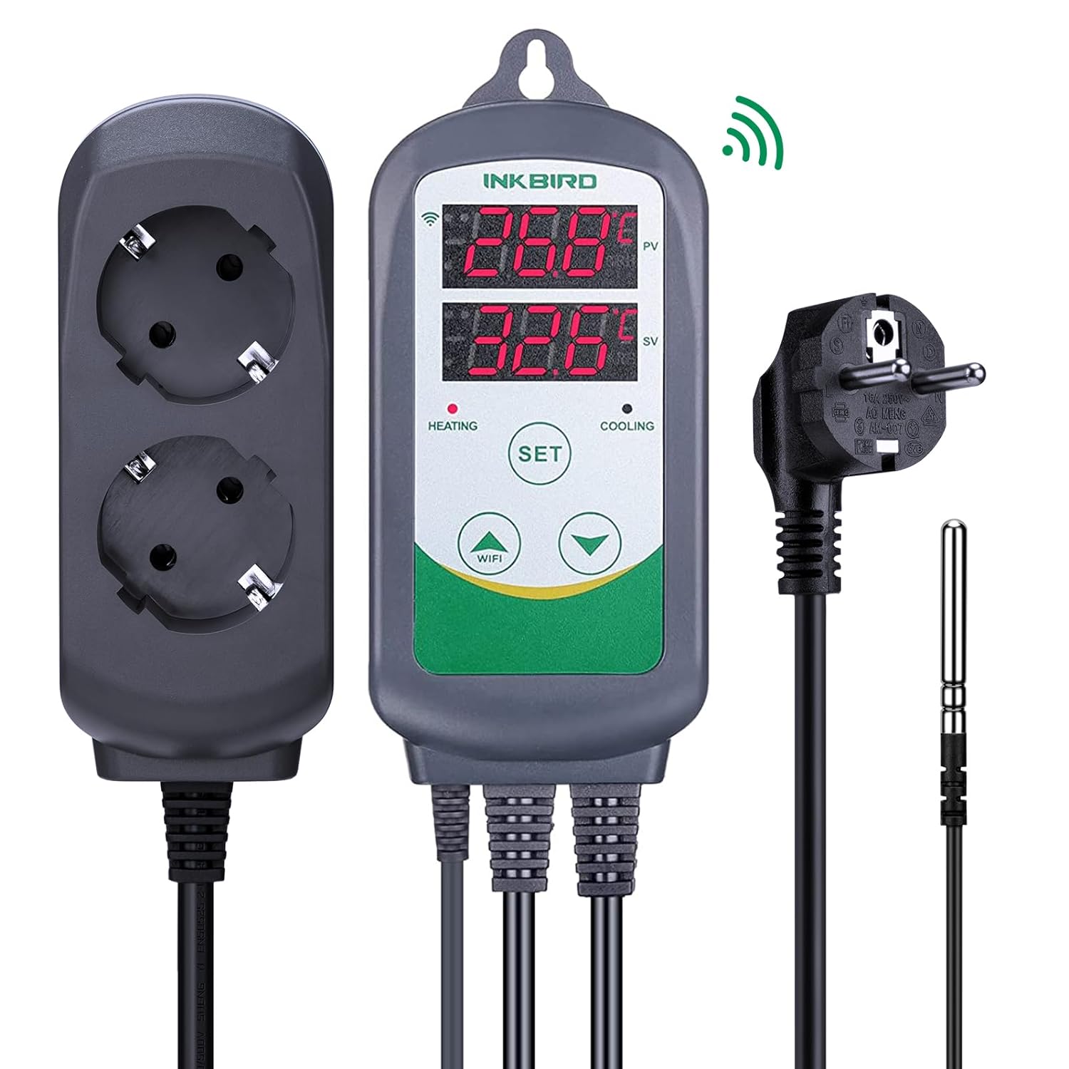 Wifi Smart Plug - INKBIRD ITC-308-WiFi pengontrol suhu Digital 220V