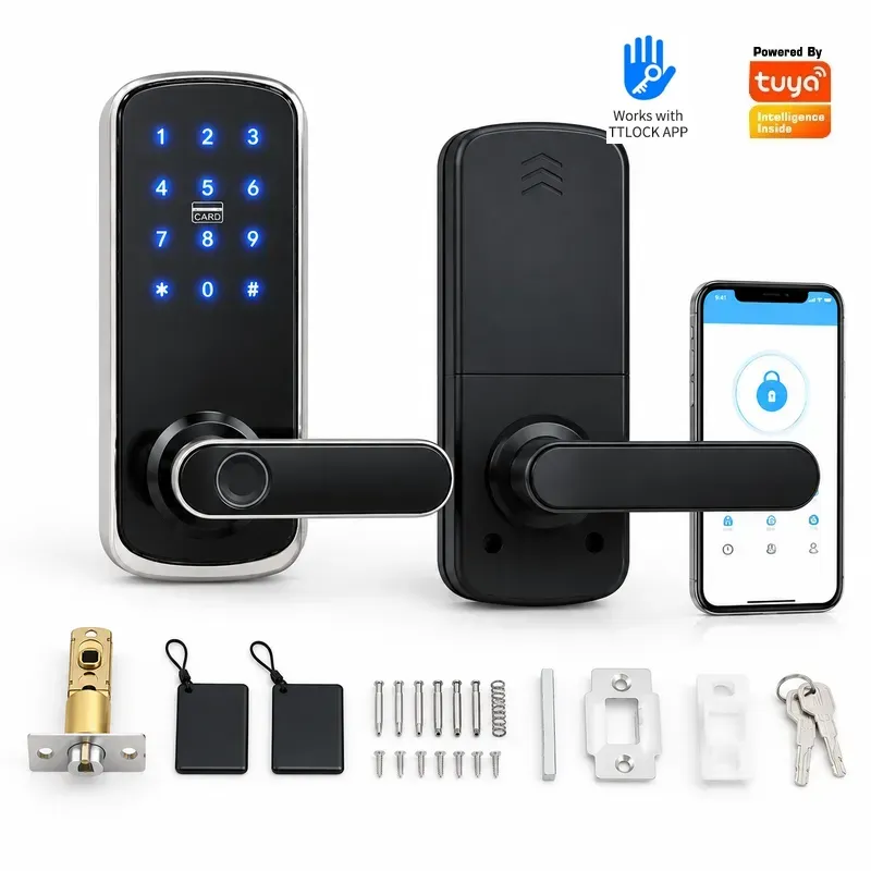 Smart Door Lock Wifi - Kunci Pintu Kayu Dalam Ruangan dengan