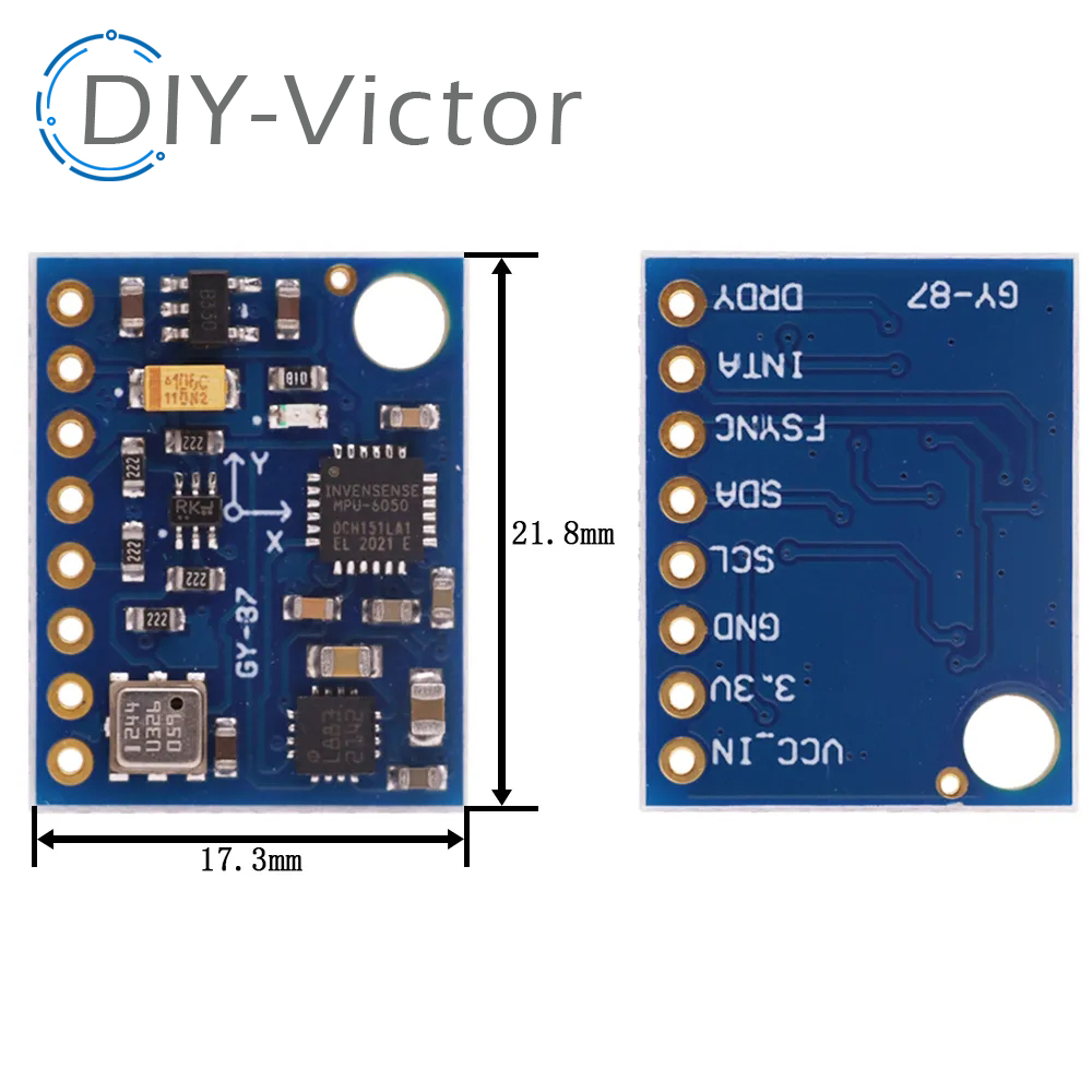 GY-87 Modul 10DOF Asli MPU6050 - Sensor Kit Arduino ulasan dan harga
