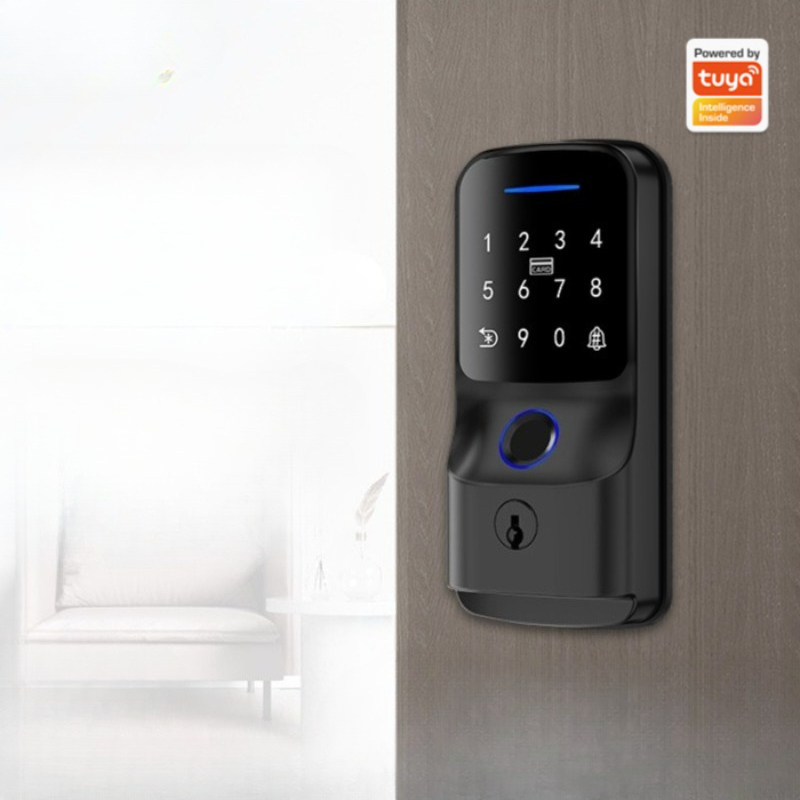 Kunci Pintu Elektronik Kayu de - Smart Door Lock Wifi ulasan dan harga